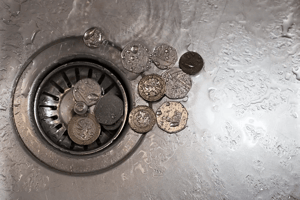 money-down-the-drain